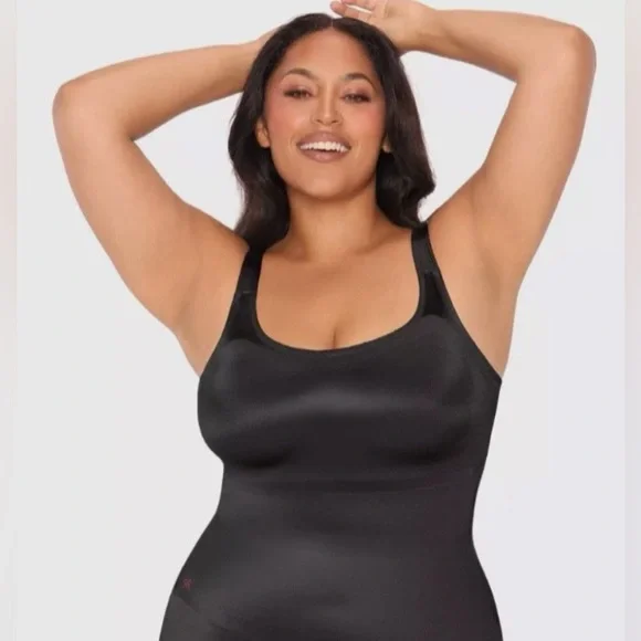 Ruby Ribbon Original Cami Black 3022 Shaping Tank Top Wire-Free Scoop Neck 44 - Picture 2 of 10